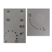 Produktfolie mit schwarze Symbole für die E-Serie